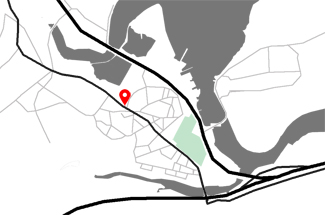 mapa de localización de Kialna